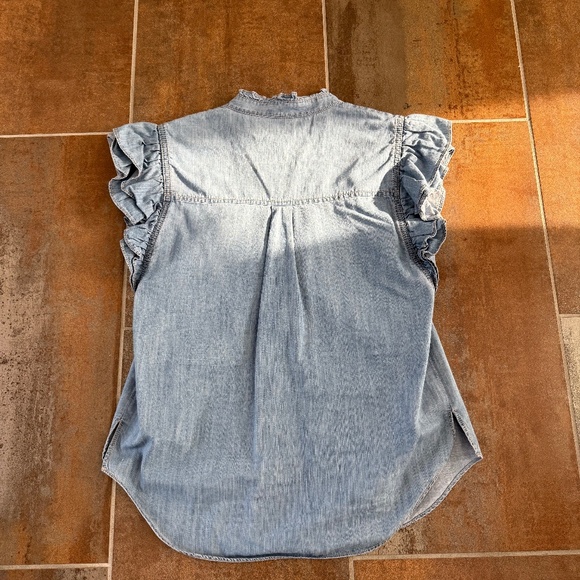 Veronica beard Tennille ruffled blouse - Picture 4 of 5